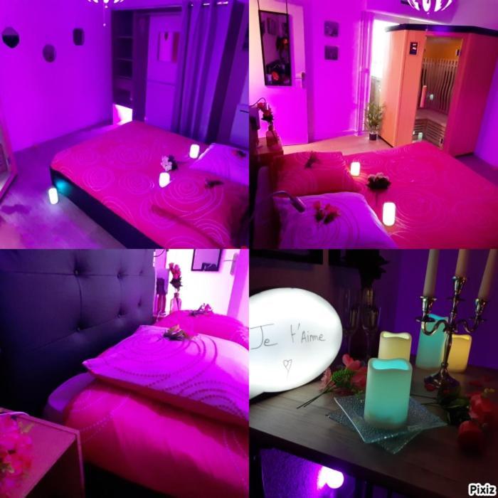 Luxe Sauna Privatif Et Grand Bain Jacuzzi A Deux A Biscarosse Plage Pour Nuit Romantique Avec Decoration Led Et Bougies 比斯卡罗斯 外观 照片