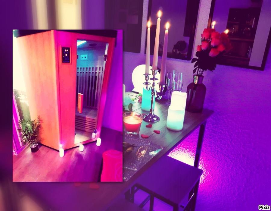 Luxe Sauna Privatif Et Grand Bain Jacuzzi A Deux A Biscarosse Plage Pour Nuit Romantique Avec Decoration Led Et Bougies 比斯卡罗斯 外观 照片